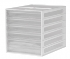 樹德 DD-1206 6層 桌上型文件櫃 (A4) 白色   