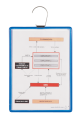 Tarifold 155601 A5 掛鈎式直身文件袋(5個裝)藍色